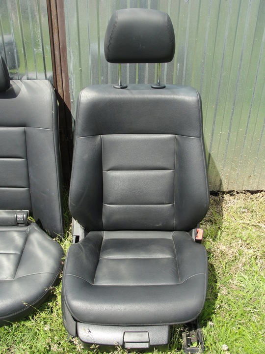 фото №6, Mercedes w212 sedan сиденья диван кожа з підігрівом з память чёрные