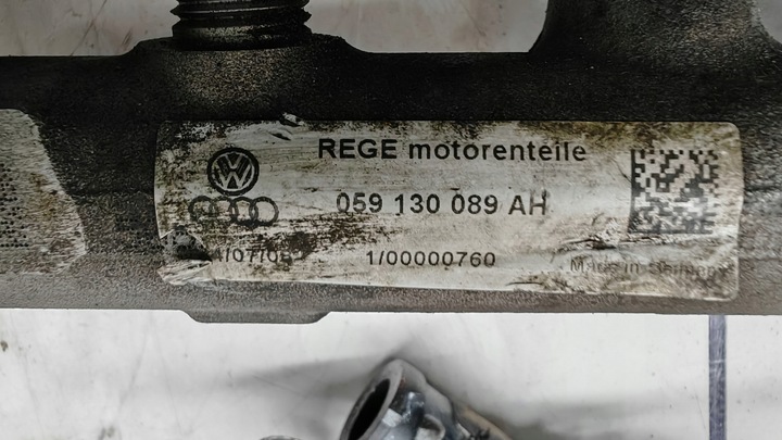 фото №6, Система паливний audi a4 b8 a5 8t a6 2.7 3.0 tdi v6 форсунки 059130755ab