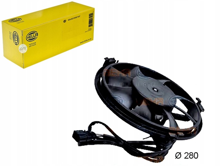 фото №1, Hella вентилятор радіатор 959455 8d0p 8d0r ad0333