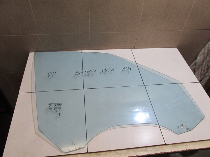 фото №1, Стекло дверь перед правая синяя as2 m64100 s-max 2007