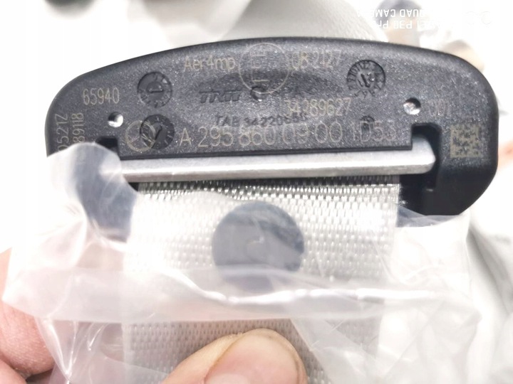 фото №8, Mercedes eqe v295 4 x ремни безопасности перед i зад серый натяжители новое