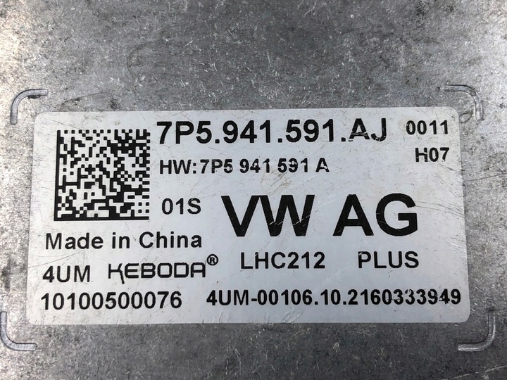 фото №8, Модуль лампи повний led do seat skoda vw hyundai 7p5941591aj 7p5.941.591.aj