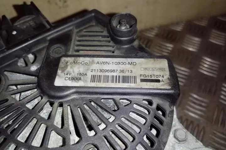 фото №7, Генератор ford kuga ii van av6n10300md 2.0l дизель 110kw 2014