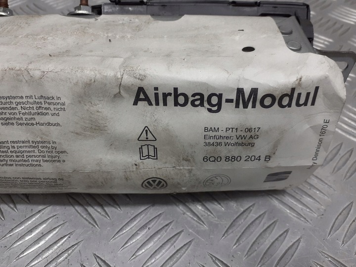 фото №7, Подушка подушка безопасности пассажира vw polo iv