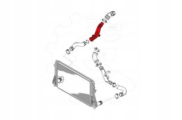 фото №2, Шланг турбины seat leon 2.0 tfsi 06.09-12.12