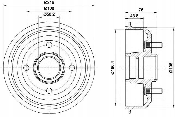 фото №1, Textar барабаны тормозные ford зад escort fiesta 95-