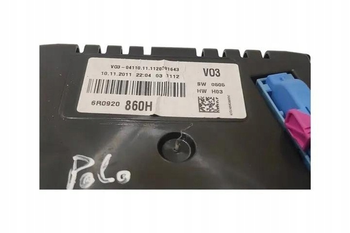 фото №8, Спідометр  vw polo 6r, 6c 6r0920860h 1.2l бензин 55kw 2013