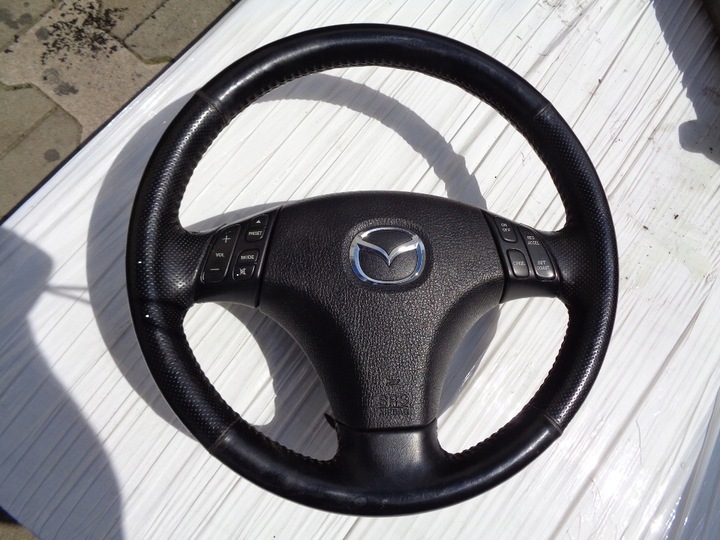 фото №5, Кермо шкіряний мультифункція mazda 6 02-05r.