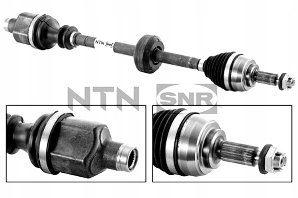 фото №2, Полуось приводная перед renault twingo ii 1.2 1.5d 03.07- snr