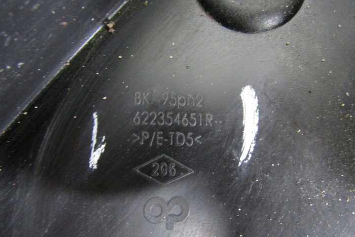 фото №13, Підлога плита захист pod бампер перед renault megane 3 iii 12- рестайлінг