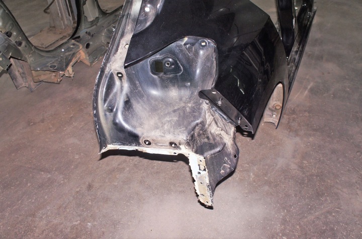 фото №5, St329 opel corsa f четверть крыло правое зад чёрный хэтчбек ar