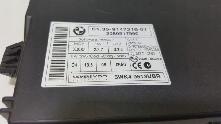 фото №7, Комплект запалювання bmw 5 e60 7811700 2.0l дизель 2008