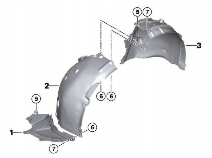 фото №1, Bmw 4 g26 захист підкрилки лівий перед ліві передні 8738043