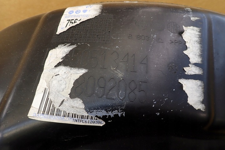 фото №10, Подкрылок перед передние правые alfa romeo giulietta 50513414 18092085 dx