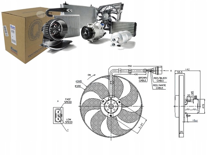 фото №1, Вентилятор радіатор audi a3 tt seat arosa cordoba