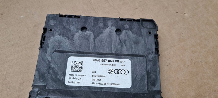 фото №9, A4 b9 8w модуль блок управления комфорта штекеры 8w0907063cg a5 8w