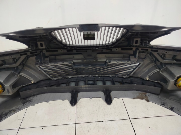фото №13, Seat leon ii 2 рестайлінг 09r- бампер перед передній решітка lx7w