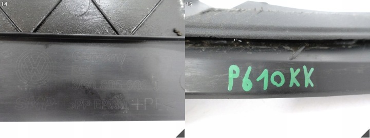 фото №15, Vw passat viii b8 3g0 рестайлінг 18-23 захист плита накладка pod бампер перед
