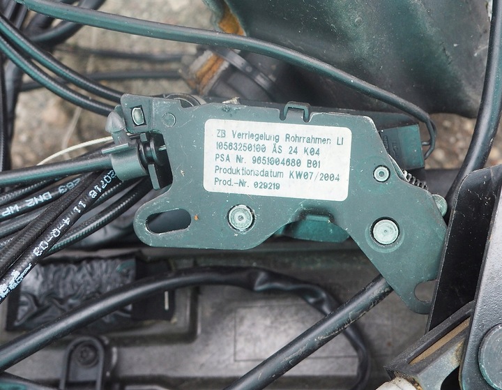 фото №12, Peugeot 307 cc кабриолет cabrio крыша комплект стекло провода насос замки элементы