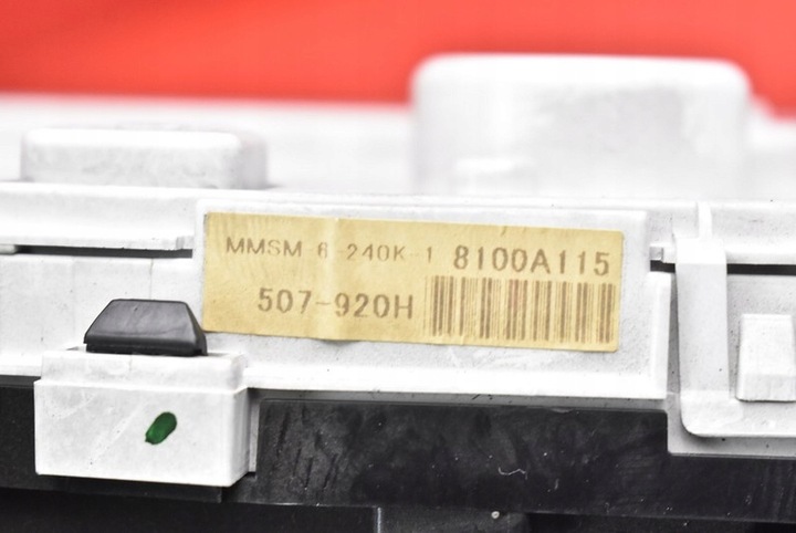 фото №9, Спидометр приборы eu 8100a115 mitsubishi outlander 2 ii 2.0 дизель с прямым впрыском 140 km 4x4