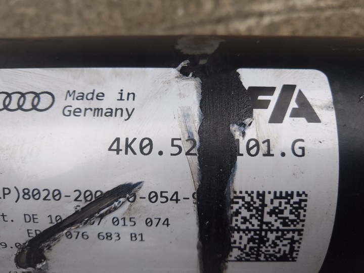 фото №7, Wał приводной audi a6 c8 4k0521101g