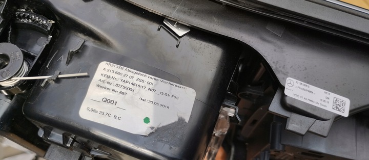 фото №9, Панель тунель кондиціонера idrive dekor середній mercedes e клас w213