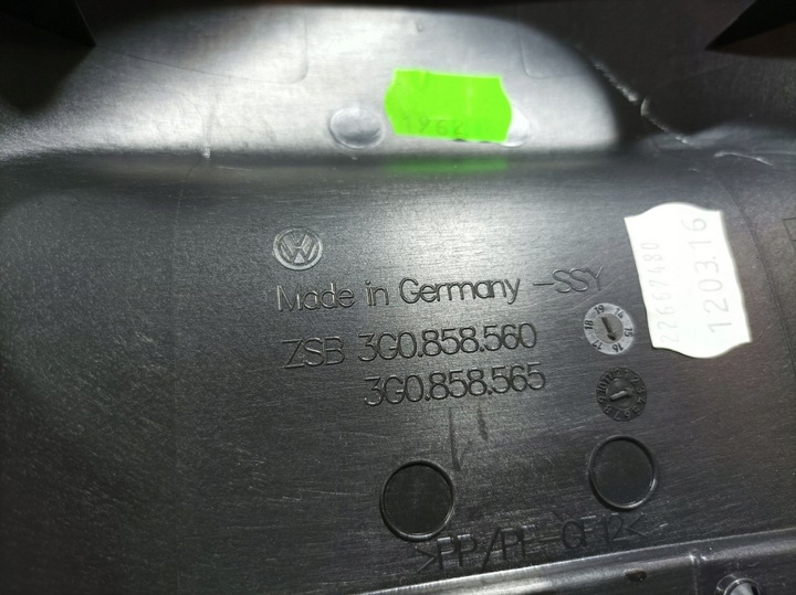 фото №11, Vw passat b8 рамка корпус спідометра 3g1858366