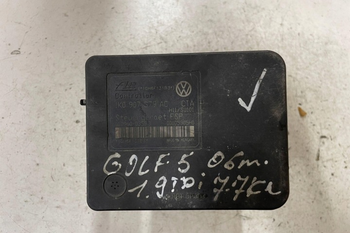 фото №7, Блок управления abs vw 1k0907379ac 1.9l дизель 2005