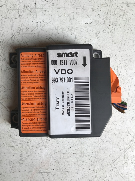 фото №1, Модуль блок керування подушка безпеки smart fortwo i 0001211