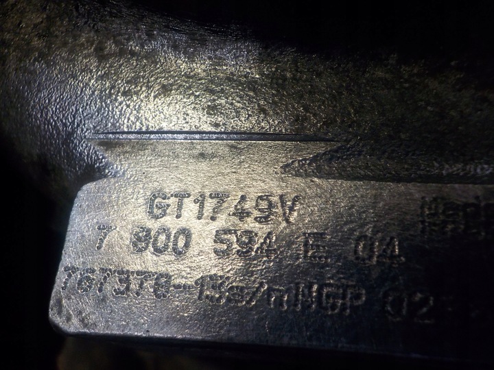 фото №6, Bmw e90 e87 2.0 d 10r 143km n47 турбина турбонагнетатель 7900594 gt1749v