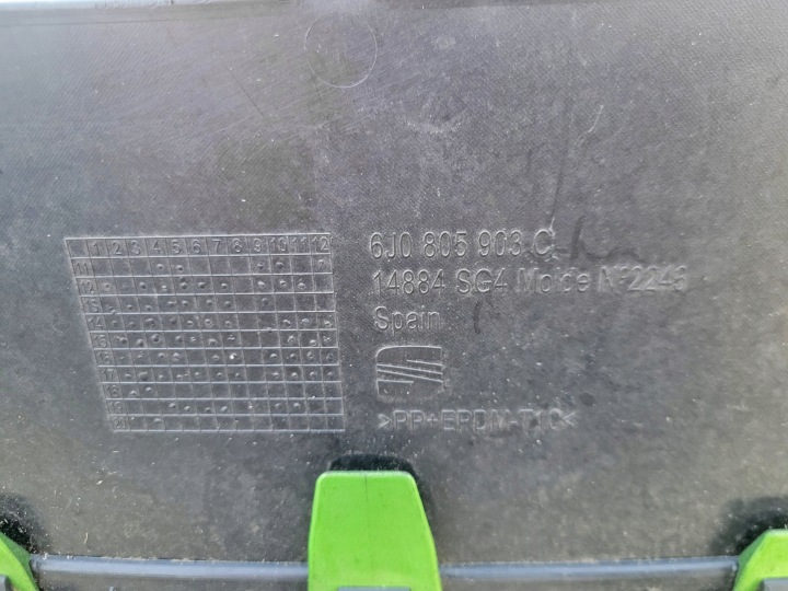 фото №16, Бампер передній seat ibiza 4 iv рестайлінг 2012-17 na омивачі bez pdc
