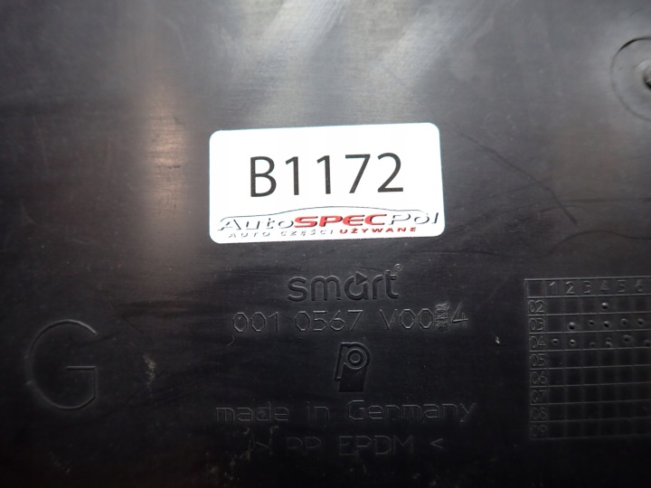 фото №15, Штуки подкрылок левое зад smart roadster 452 0010567v004
