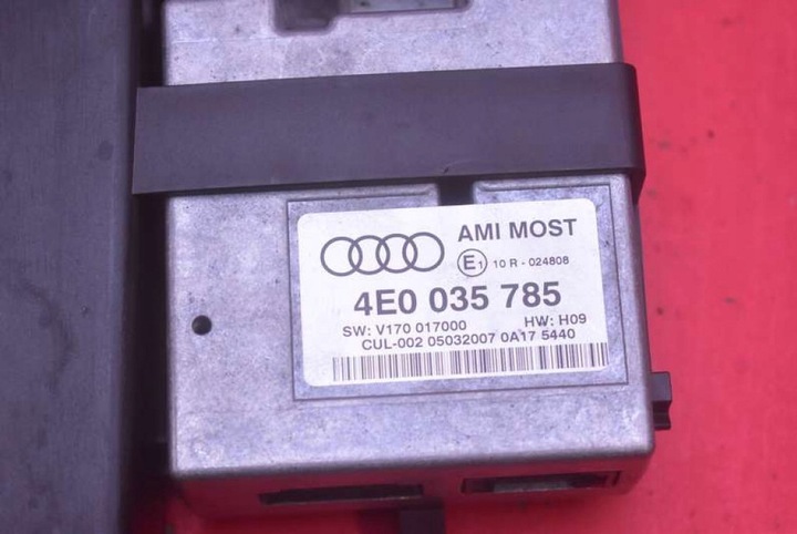 фото №7, Блок управления модуль интерфейс 4e0035785 audi a8 d3 05-07