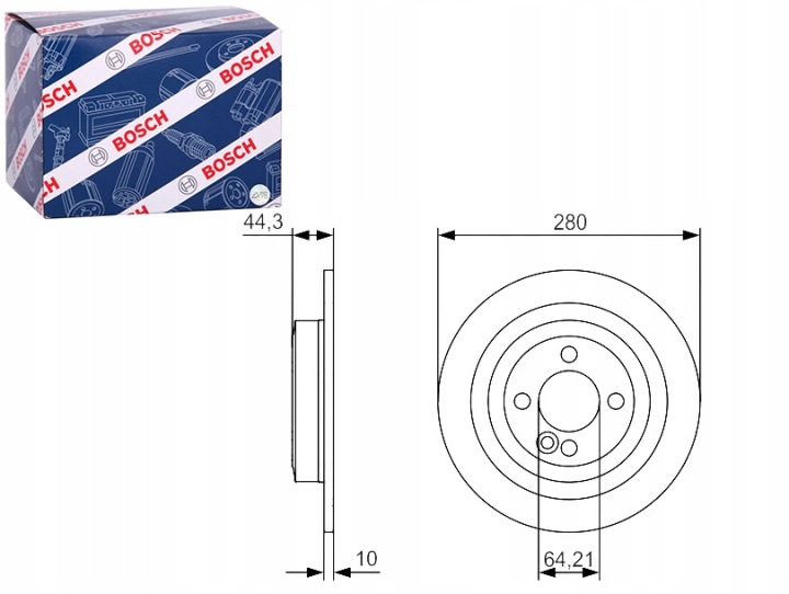 фото №1, Диски гальмівні 2szt. зад mini r56 r57 r58 r59 clubman r55 1.6