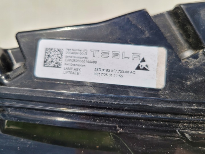 фото №12, Фара зад накладка tesla y рестайлінг juniper зад 2004604-00-d варшава