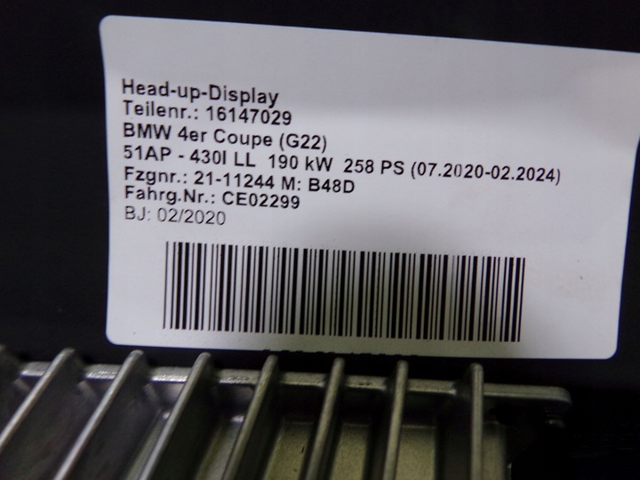 фото №7, Bmw g22 g23 дисплей проекційний дисплей 8782163