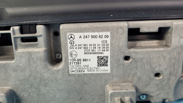 фото №6, Mercedes w177 a180 22r спидометр дисплей a2479006209