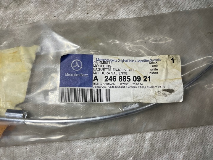 фото №2, Новая оригинальная планка хром бампера mercedes b класс w246 левый зад