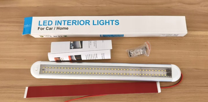 фото №10, 2x авто лампа потолочная led интерьера автобус 12v 120led 30cm