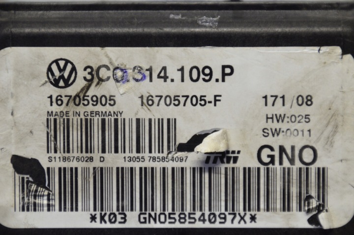 фото №5, Vw audi блок керування abs 3c0614109p