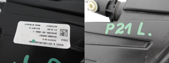 фото №12, Tesla модель x полный led лампа правая+ модуль европа