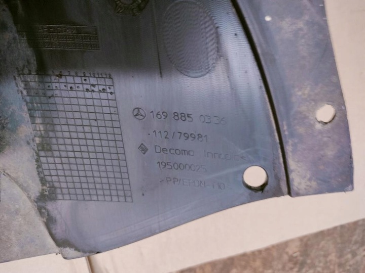 фото №3, Захист плита pod бампер mercedes b-klasa w245 оригінал