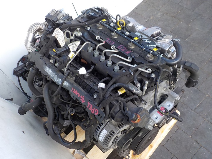 фото №8, Opel astra k 16r 1.6 cdti двигатель lvl b16dth комплектный