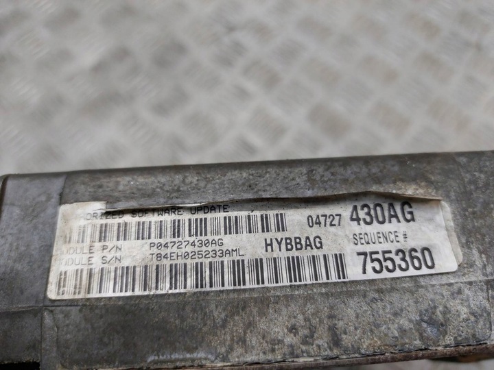 фото №15, Набір стартовий chrysler voyager iv 2.4 16v 04727430ag 04868276ab