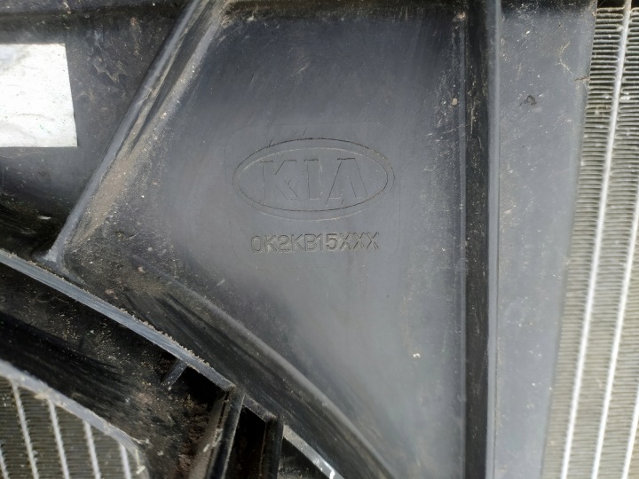 фото №10, Радиатор комплект вентиляторы кондиционер вода kia carens ii 2.0 crdi 16v 02-06