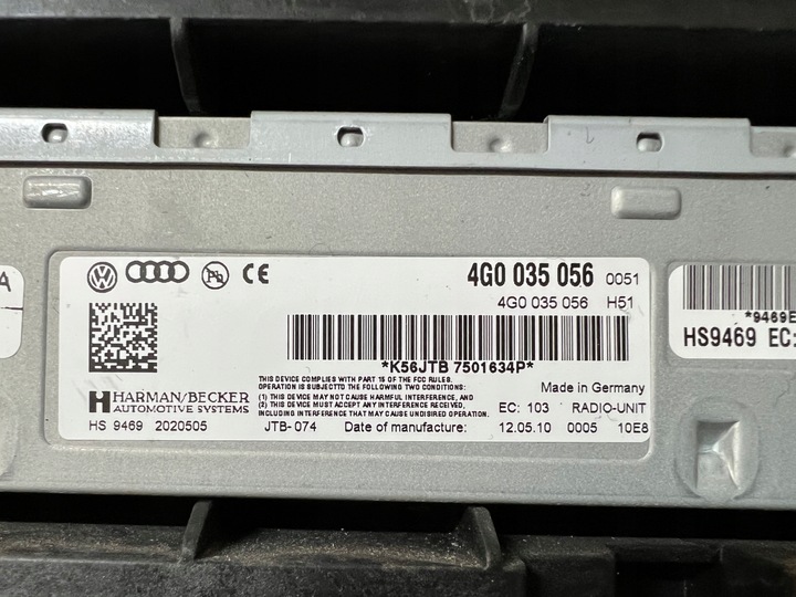 фото №13, Audi a4 b8 навігація навігація gps дисплей радіо комплект оригінал європа