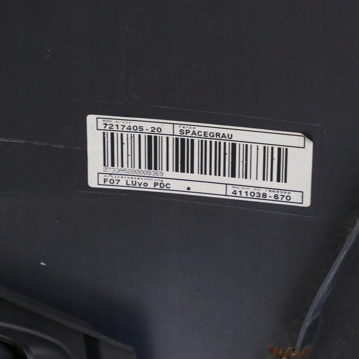 фото №14, Bmw f07 gt бампер переднє spacegrau сірий металік - a52