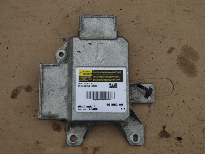 фото №1, Датчик подушка безопасности подушек saab 9-3 93 12771237 модуль