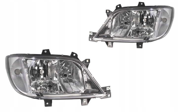 фото №1, Фара mercedes sprinter cdi 00-06 h3+h7 l/p