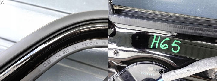фото №12, Audi a8l a8 s8 довгий d4 4h0 4h4 09-17 рестайлінг двері + скло демонтаж колір ly9t